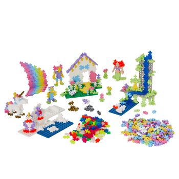 Méga kit découverte de 1200 pièces - jeu de construction enfant - PLUS PLUS 10