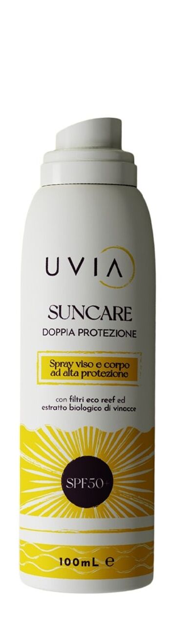 SPRAY SOLAIRE HAUTE PROTECTION 50+, DOUBLE PROTECTION SOLAIRE UVIA 4