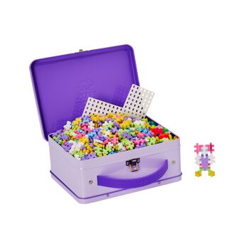 Valisette métal de 600 pièces - jeu de construction enfant - PLUS PLUS 9