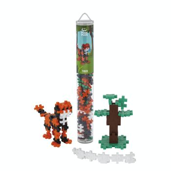 Display de 24 tubes de 100 pièces - Thème zoo - jeu de construction enfant - PLUS PLUS 2