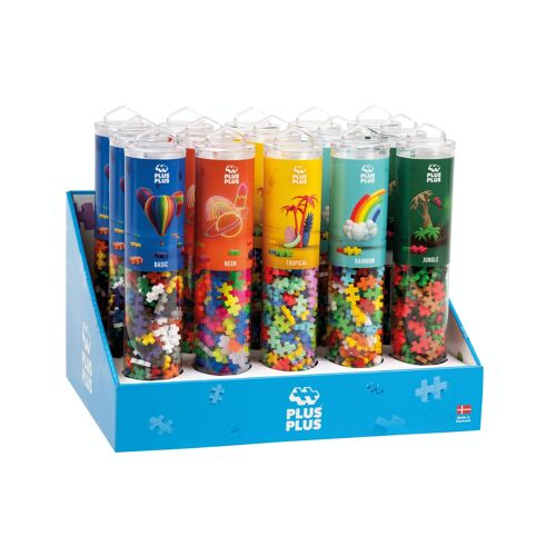 Display 15 Méga Tubes 240 pièces - Couleurs - jeu de construction enfant - PLUS PLUS