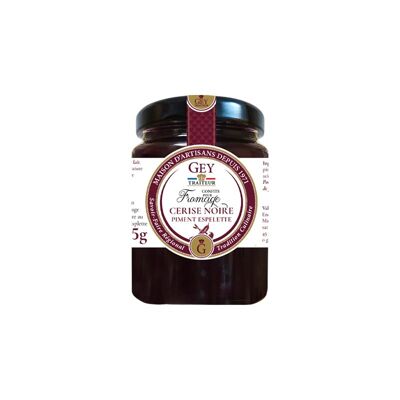 Cerises Noires Piment Espelette - Raoul Gey Traiteur - 10cl