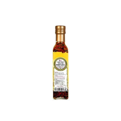 Huile Olive Pimentee - Raoul Gey Traiteur - 25cl