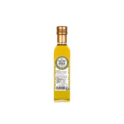 Olio d'oliva al basilico - Raoul Gey Traiteur - 25cl