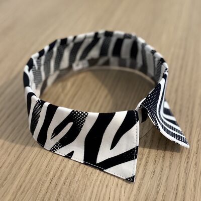 Interchangeable zebra collar