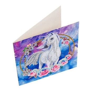 Licorne Guirlande, 18x18cm Crystal Art Card 3