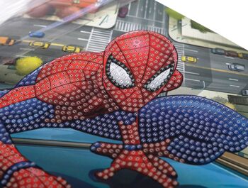Carte d'Art Cristal Spiderman 18x18cm 4
