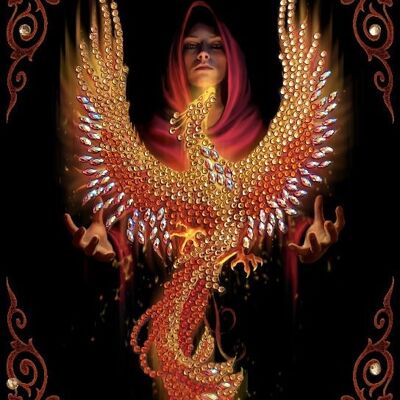 Phoenix Rising, taccuino Crystal Art