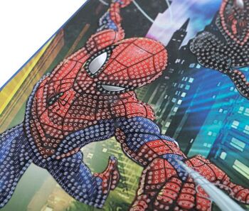 Carnet d'art en cristal Spiderman 18x26cm 4