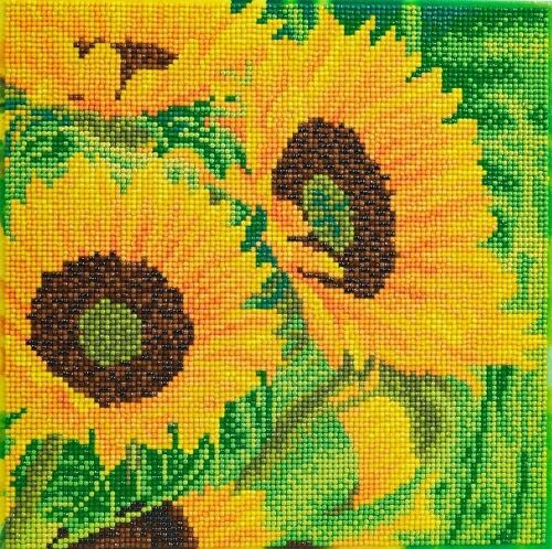 Sunflower Joy 30x30cm Crystal Art Kit