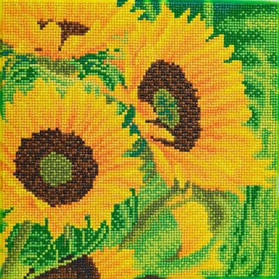 Sunflower Joy 30x30cm Crystal Art Kit