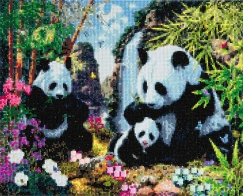 Panda Valley, 40x50cm Crystal Art Kit