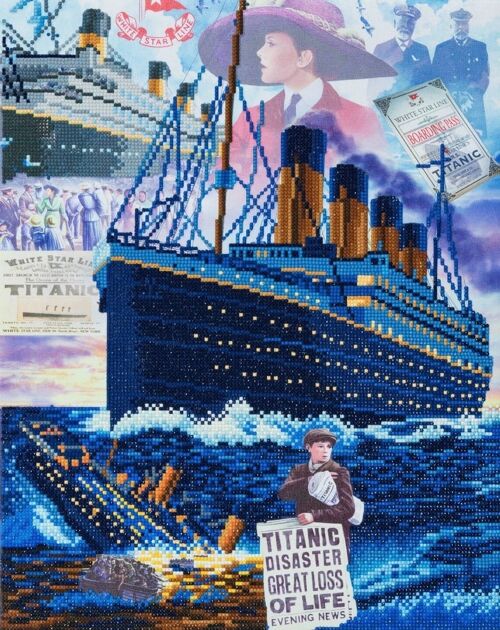 Titanic: Sunken Dreams, 40x50cm Crystal Art