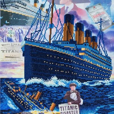 Titanic: Sunken Dreams, 40x50cm Crystal Art