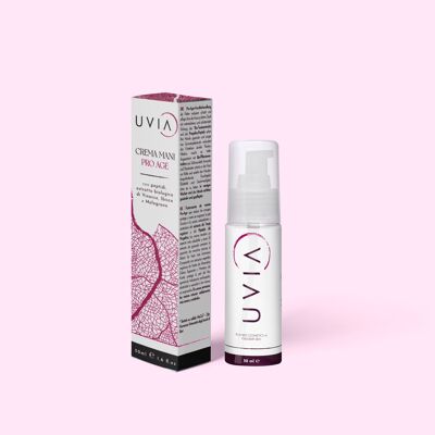 PRO AGE HANDCREME Mit Peptiden, Bio-Extrakt aus Trester, Hibiskus und Granatapfel