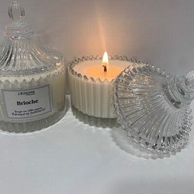 BRIOCHE BONONNIERE SCENTED CANDLE 70 G OF 100% VEGETABLE SOYA WAX