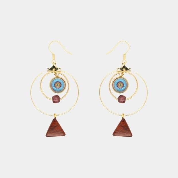 Orecchini d'oro Mahina