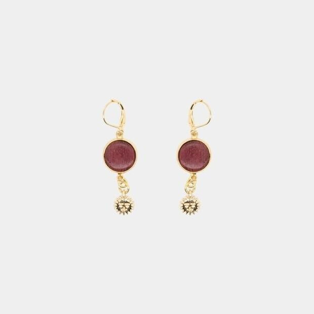 Goldene Soleilla-Ohrringe