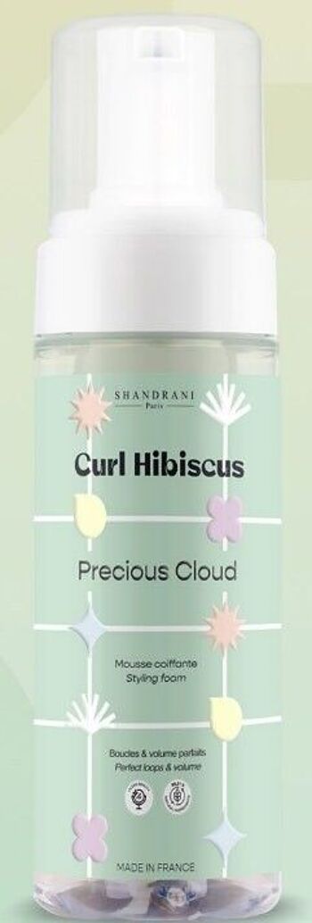 Mousse Coiffante  Fixatrice -CURL HIBISCUS- Precious Cloud 150 ml 1