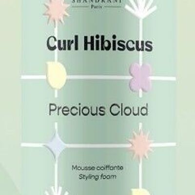 Mousse Fijadora para Peinar -CURL HIBISCUS- Precious Cloud 150 ml