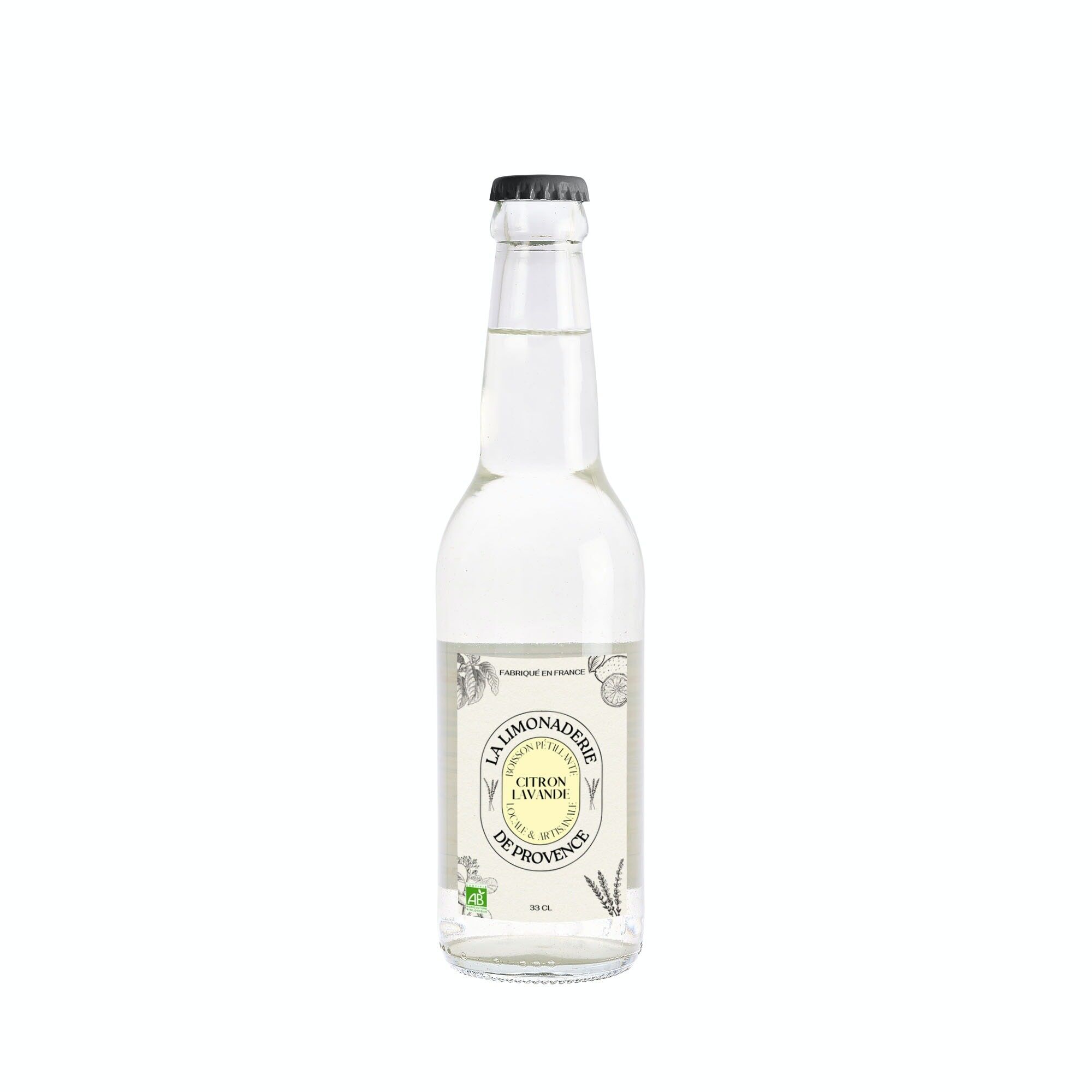 LIMONADERIE DE PROVENCE / ORGANIC LEMON LAVENDER FLAVORED LEMONADE 33CL
