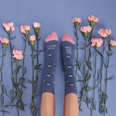 Chaussettes "La meilleure grand-mère que vous puissiez avoir"