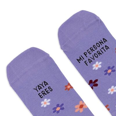 "YAYA TU ES MA PERSONNE PRÉFÉRÉE" Chaussettes