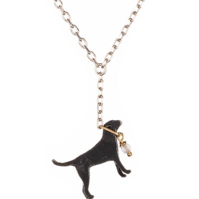 Labrador on a lead necklace