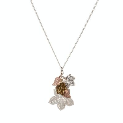 Leaf Cluster Necklace