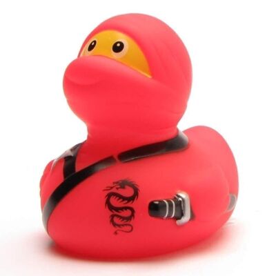 Rubber duck - Ninja red rubber duck