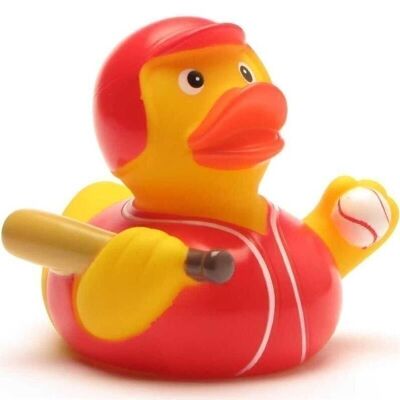 Rubber Ducky - Baseball Red Jersey Rubber Ducky