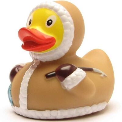 Rubber duck - Eskimo (brown) rubber duck
