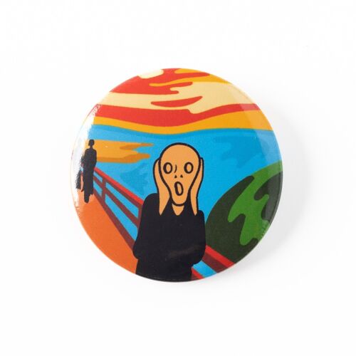 Button - Scream - 10-pack