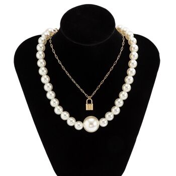 Collier Double Perle 4