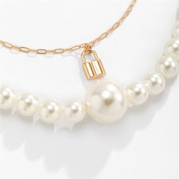Collier Double Perle 5