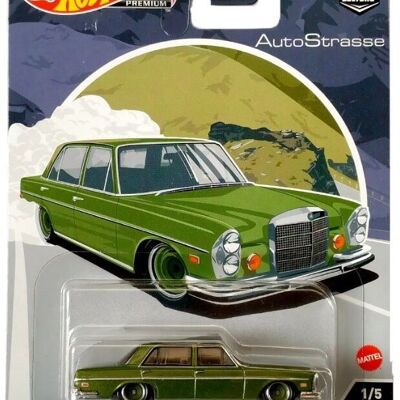 Hot Wheels - Coche a escala 1/64 - Mercedes Benz 280 SEL - HCK18