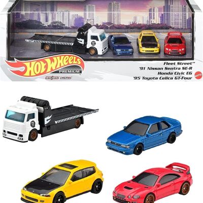 Hot Wheels- Coffret collector Premium - 4 véhicules - HCR53