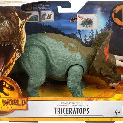 Fisher-Price - JURASSIC WORL - DOMINION - Dinosaure Triceratops - HDX40