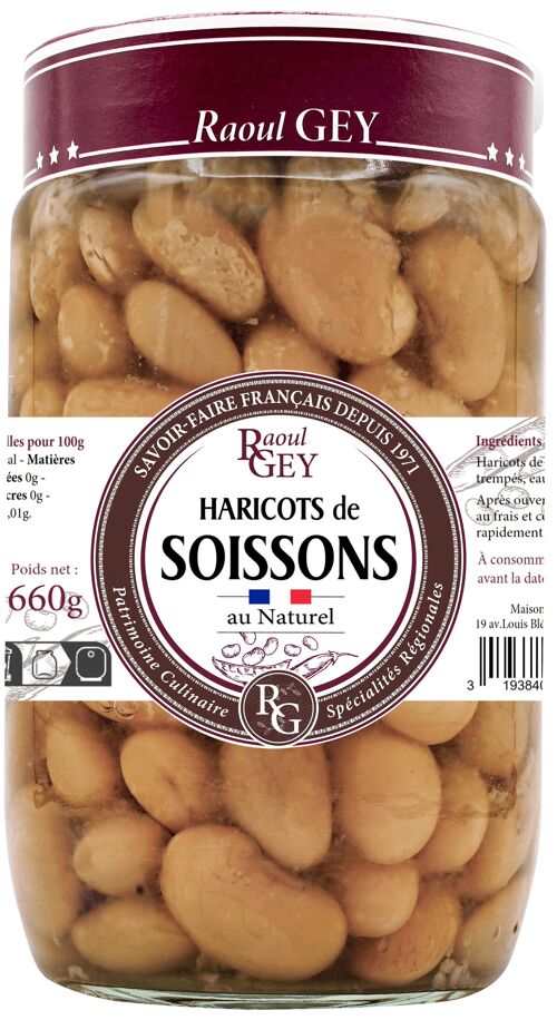 Haricot Soisson Naturel - Raoul Gey - 72cl