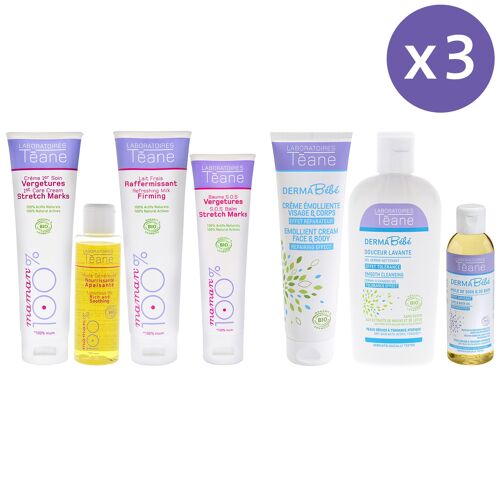 Double implantation DECOUVERTE gamme MAMAN & gamme DERMAbébé - LABORATOIRES TEANE