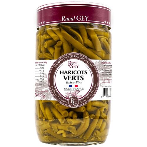 Haricot Vert Extra Fins - Raoul Gey - 72cl