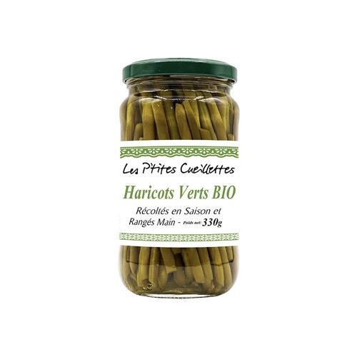 Haricots Verts Extra-Fin Rangés à la Main BIO - Les P'tites Cueillettes - 37cl