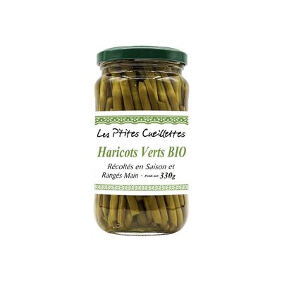 Extra feine grüne Bohnen von Hand gereiht BIO - Les P'tites Cueillettes - 37cl