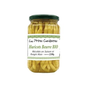 Haricots Beurre Extra-Fin Rangés à la Main BIO - Les P'tites Cueillettes - 37cl