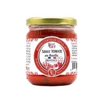 Sauce Tomate Basilic De La Drome - Raoul Gey - 21cl