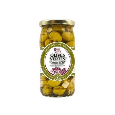 Olives Cassees A L'Ail - Raoul Gey - 37cl