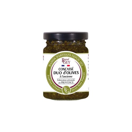 Tapenade Duo Olives Concassees - Raoul Gey - 90g