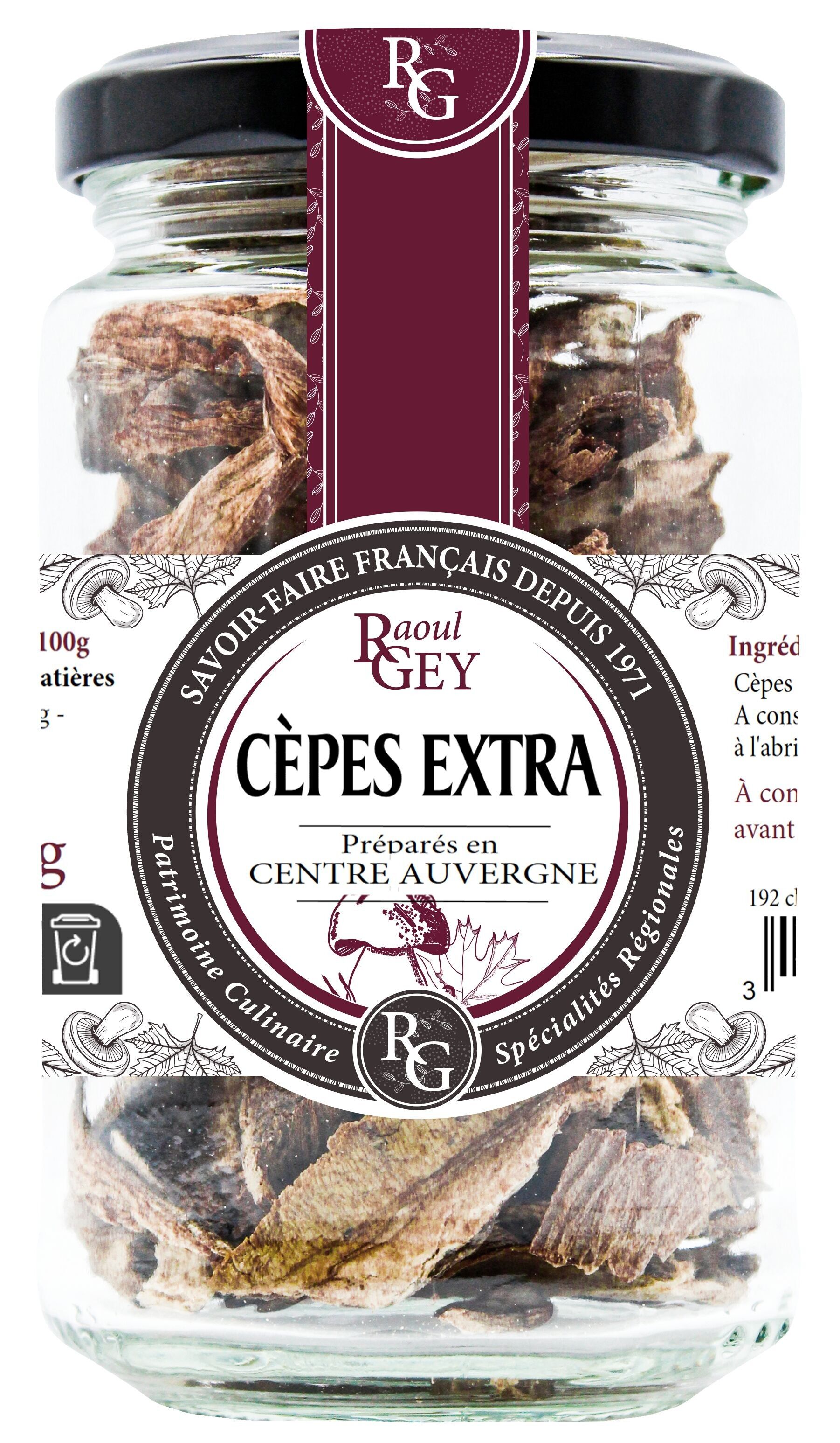 Porcini essiccati - Raoul Gey - 25g