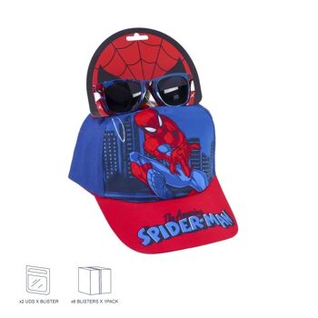 Ensemble chapeau et lunettes de soleil Spiderman - Enfants 2