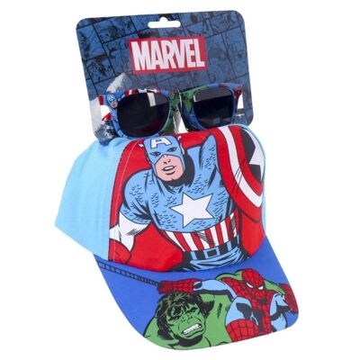 Set cappello e occhiali Avengers - Bambini